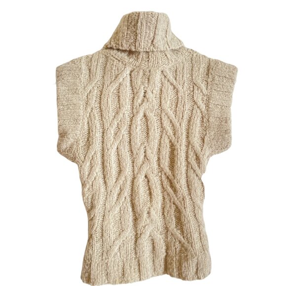 KNWLS Cashmere Cable Knit Turtleneck NWT size XS Cable Knit Turtleneck - Picture 6 of 7